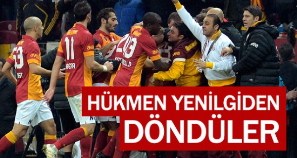 Galatasaray hkmen yeniliyordu